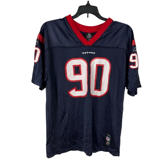 Houston Texans Vintage #90 Williams Reebok NFL Youth Boys/Men XL Football Jersey - Picture 2 of 9